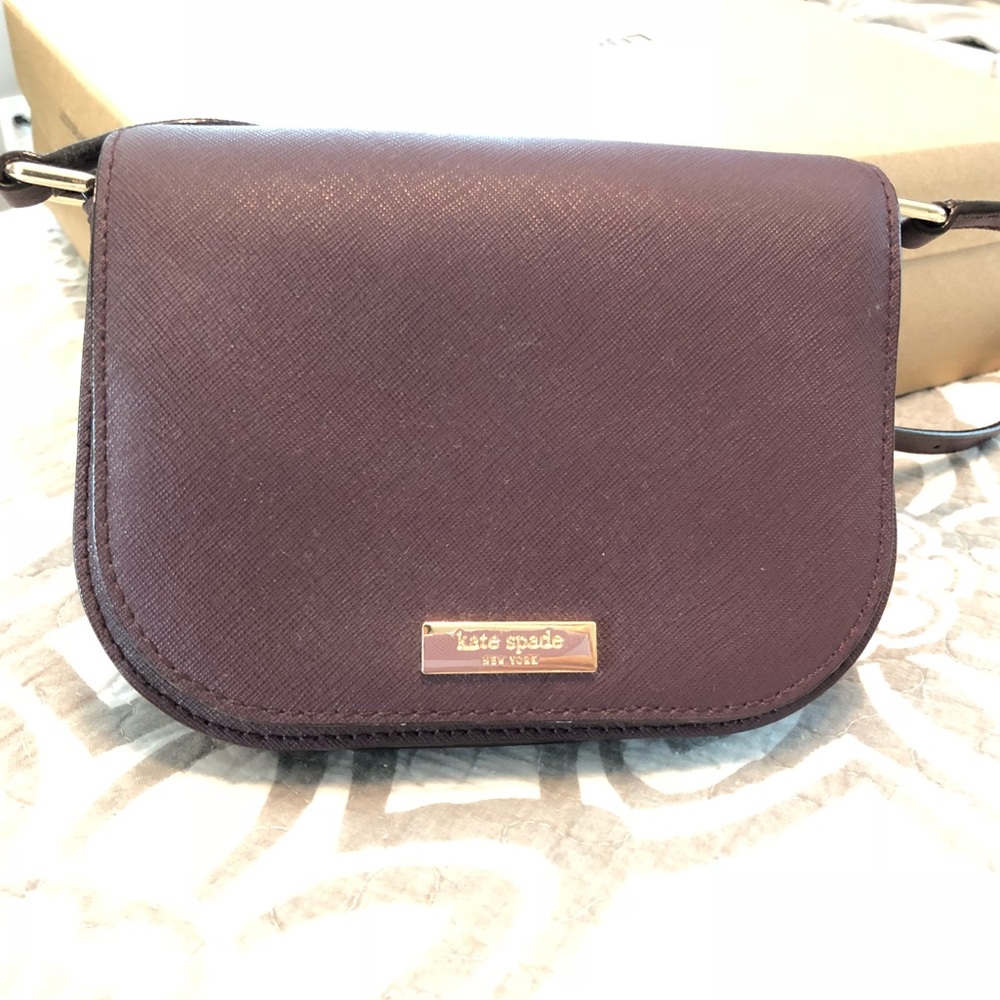 Kate Spade NY Crossbody | Eggplant | Gently used